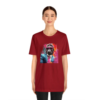 Miami Vice Gorilla - Unisex Jersey Short Sleeve Tee