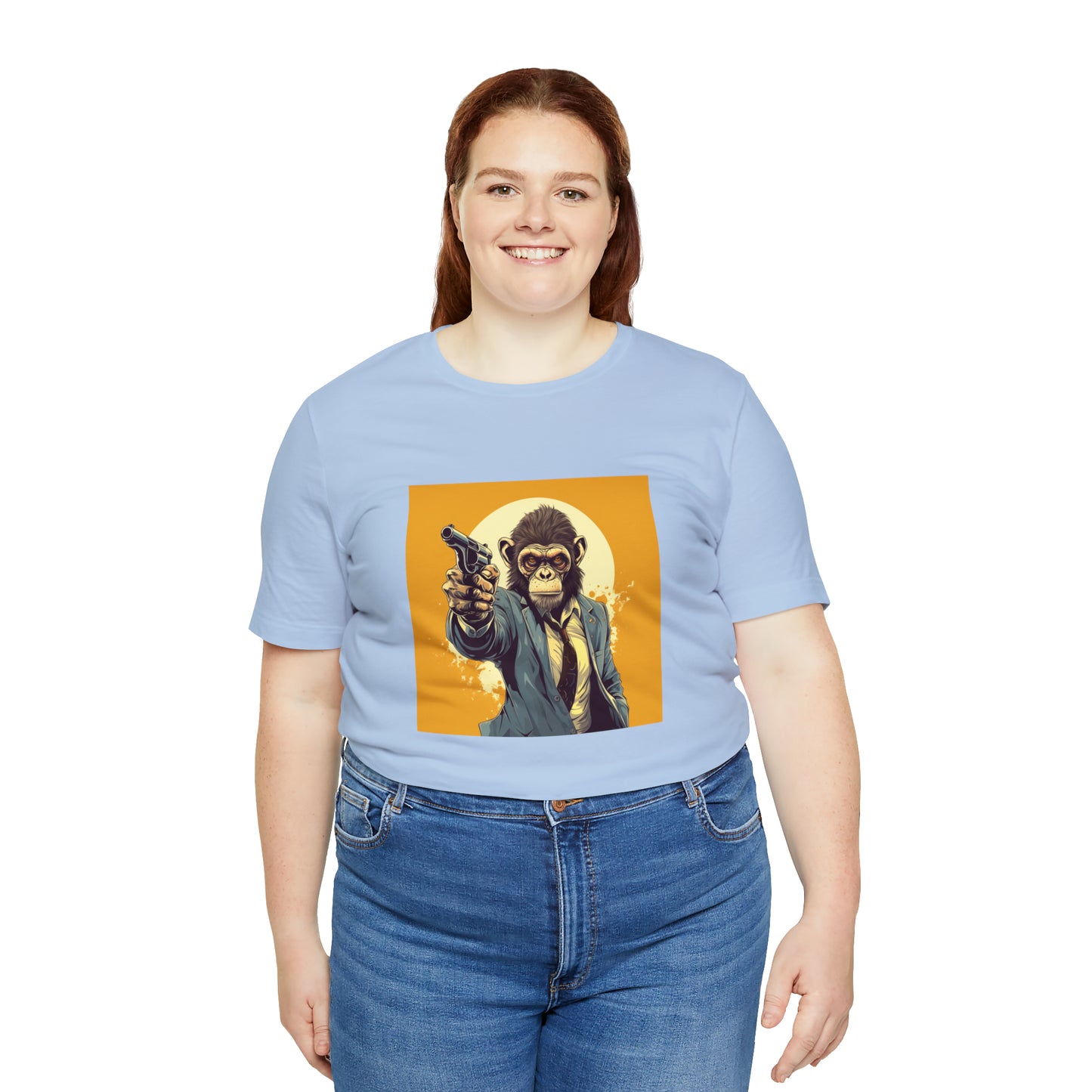 Monkey Unisex Jersey Tee