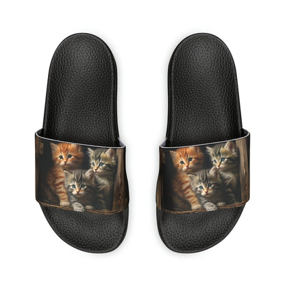 Women's PU Slide Sandals - Kittens