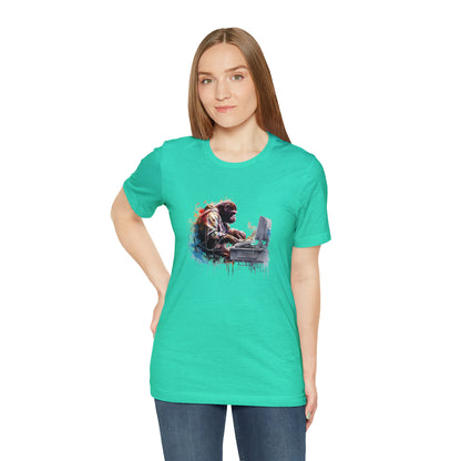 Ape Fixing Computer Unisex Tee