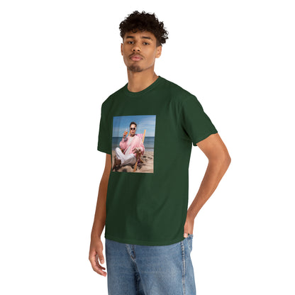 Elon Musk Beach Vibes Unisex Heavy Cotton Tee