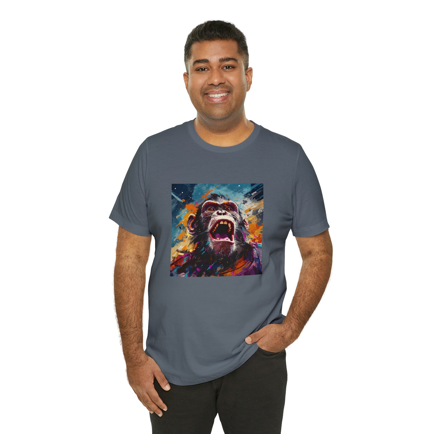 Monkey Abstract Unisex Jersey Tee