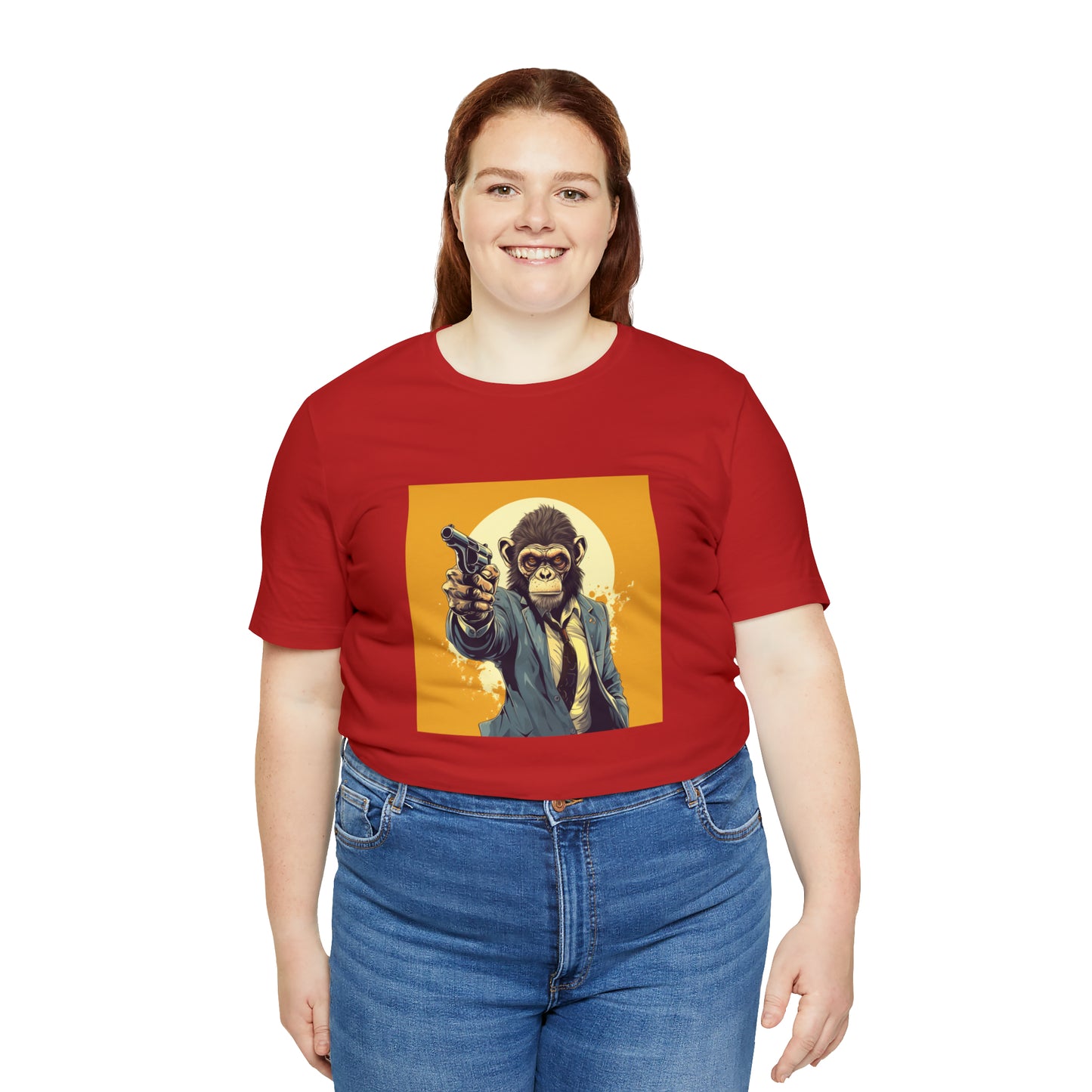 Monkey Unisex Jersey Tee