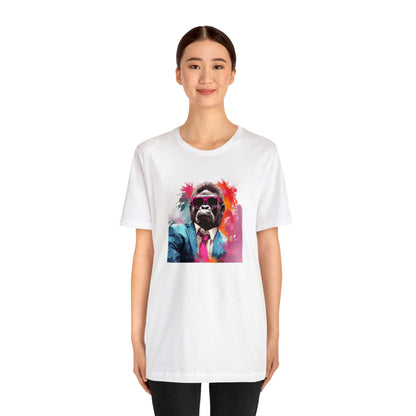 Miami Vice Gorilla - Unisex Jersey Short Sleeve Tee