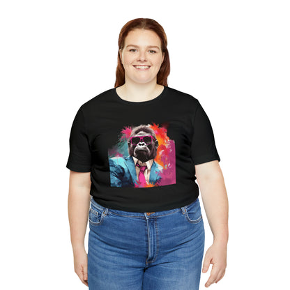 Miami Vice Gorilla - Unisex Jersey Short Sleeve Tee