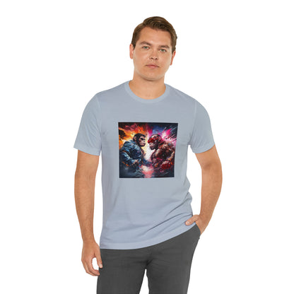 Terminator vs Rocky Monkey Unisex Jersey Tee