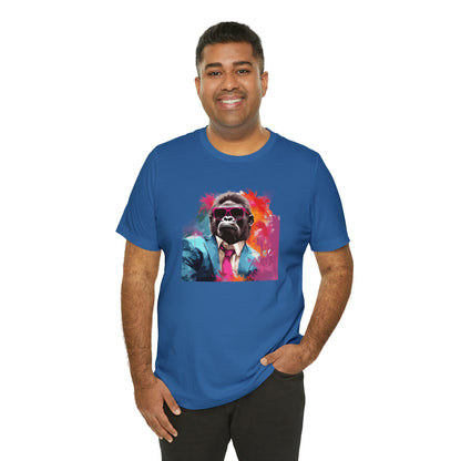 Miami Vice Gorilla - Unisex Jersey Short Sleeve Tee