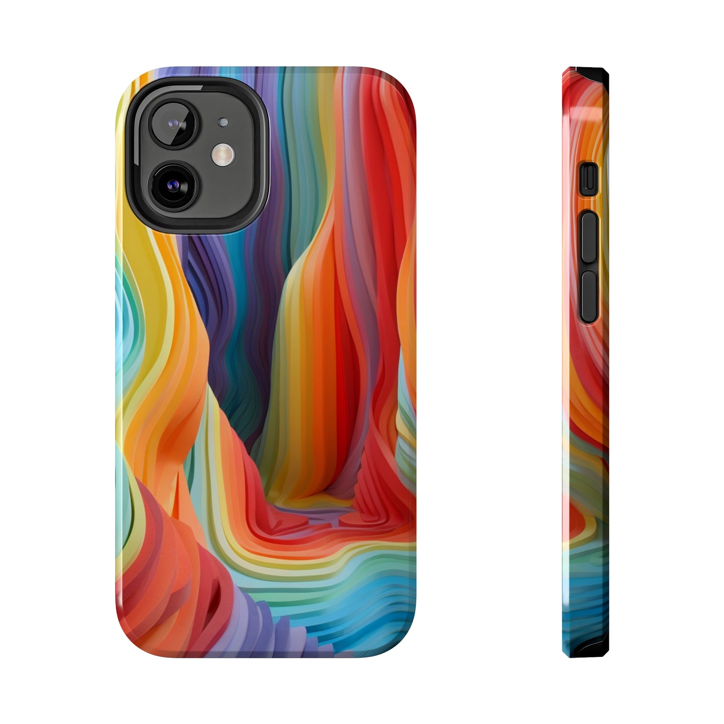 Rainbow Stripes Tough Phone Case