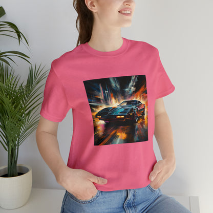 Knight Rider Abstract Unisex Jersey Short Sleeve Tee