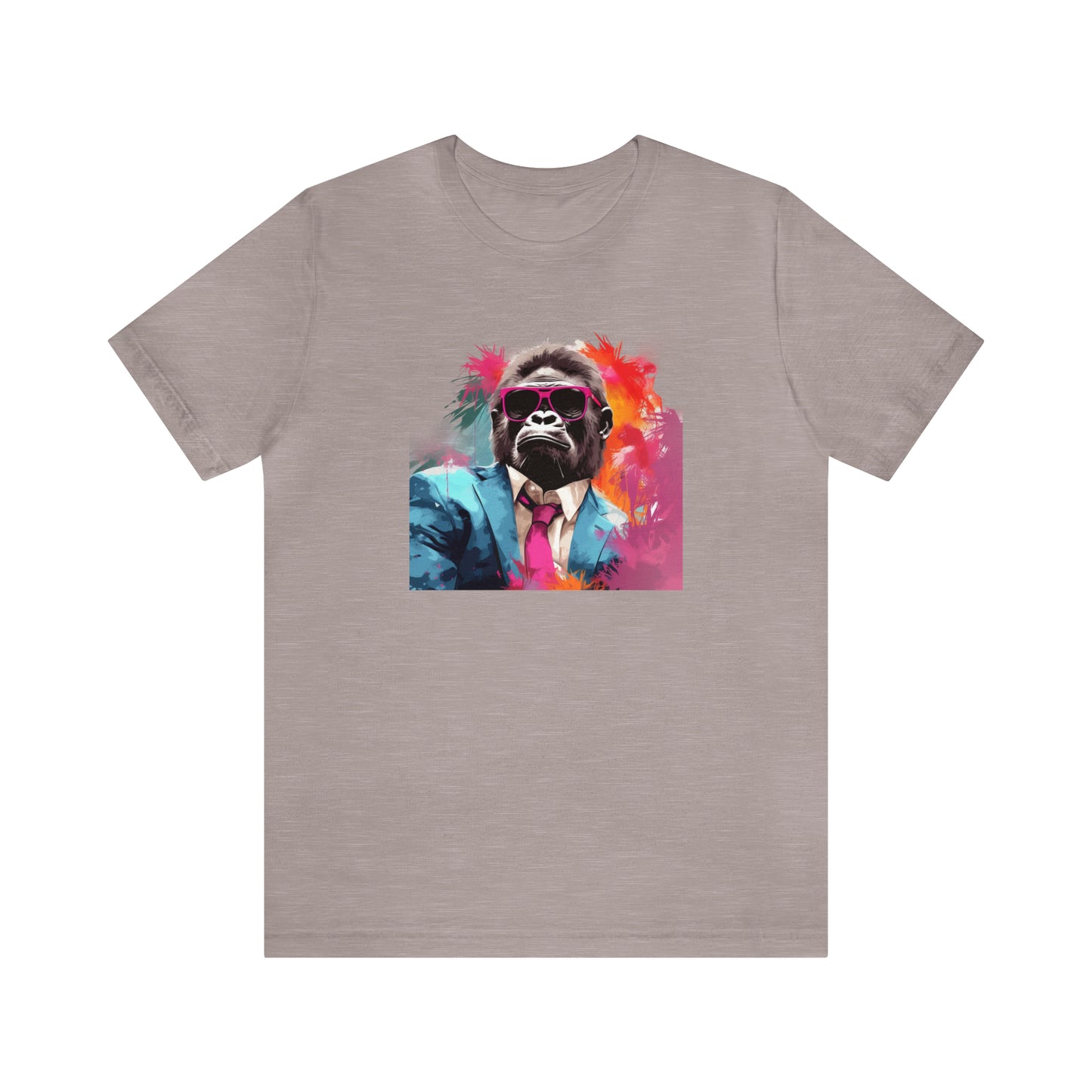 Miami Vice Gorilla - Unisex Jersey Short Sleeve Tee