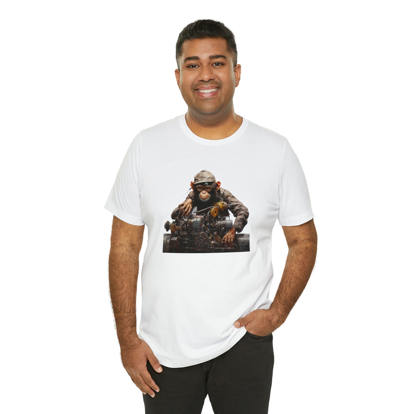 Unisex Monkey Mechanic Tee