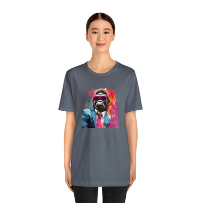 Miami Vice Gorilla - Unisex Jersey Short Sleeve Tee