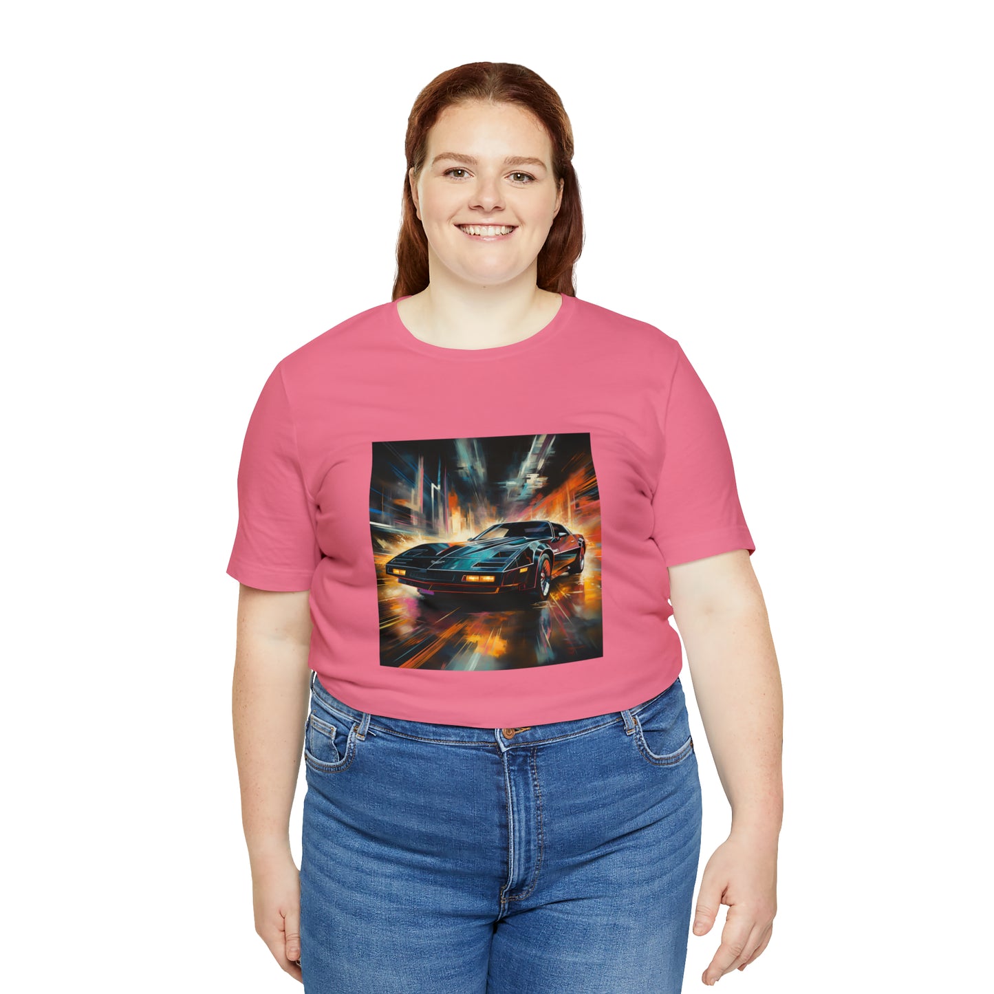 Knight Rider Abstract Unisex Jersey Short Sleeve Tee