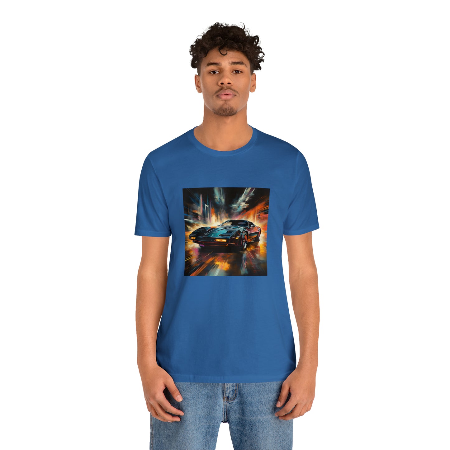 Knight Rider Abstract Unisex Jersey Short Sleeve Tee