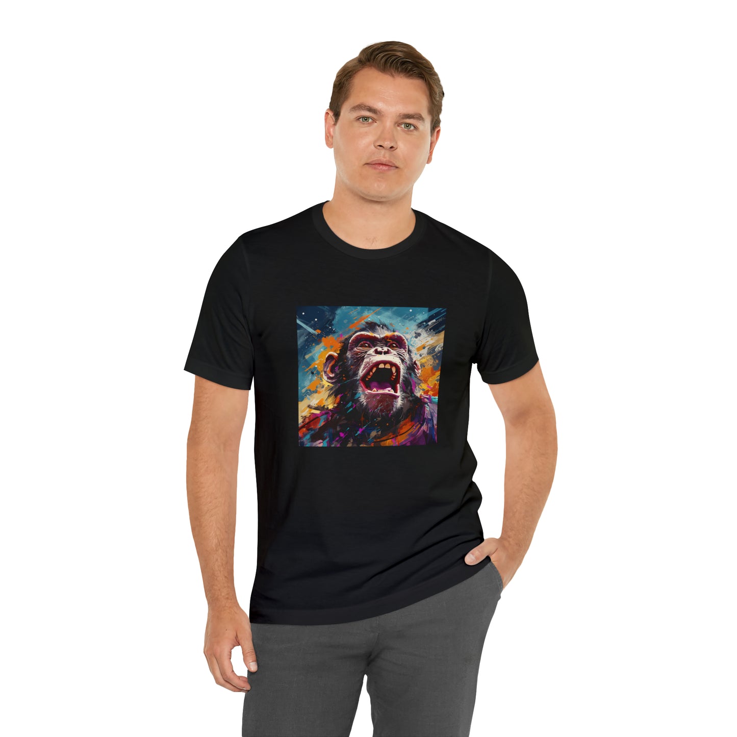 Monkey Abstract Unisex Jersey Tee