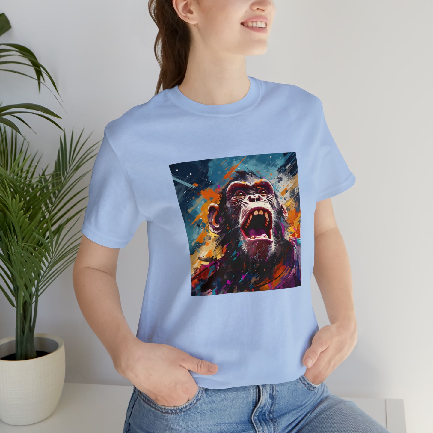 Monkey Abstract Unisex Jersey Tee