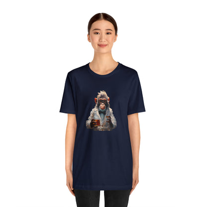 Monkey Scientist Unisex Jersey Short Sleeve Tee