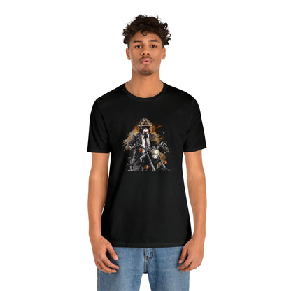 Monkey in Suit: The Gun-Toting Biker Tee