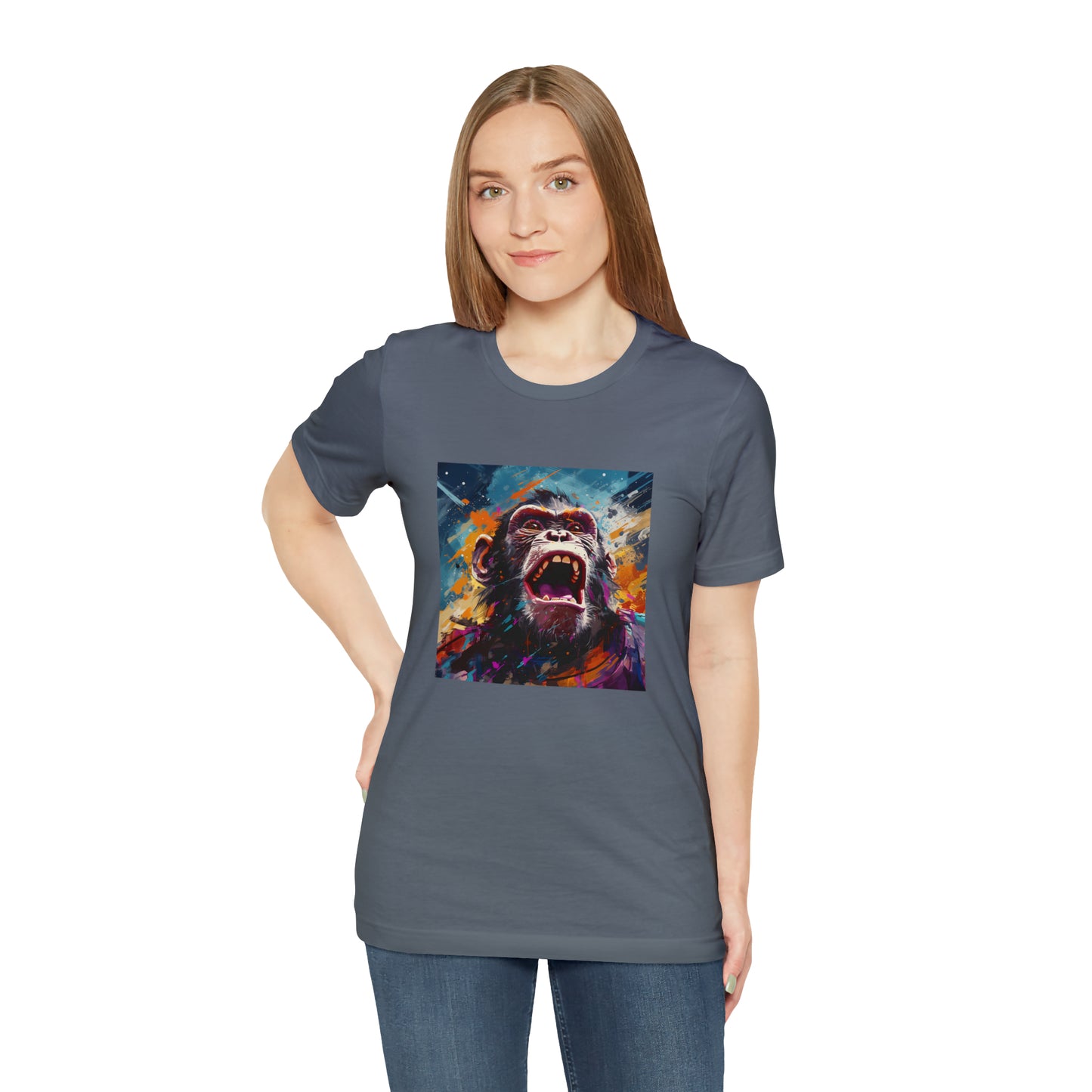 Monkey Abstract Unisex Jersey Tee