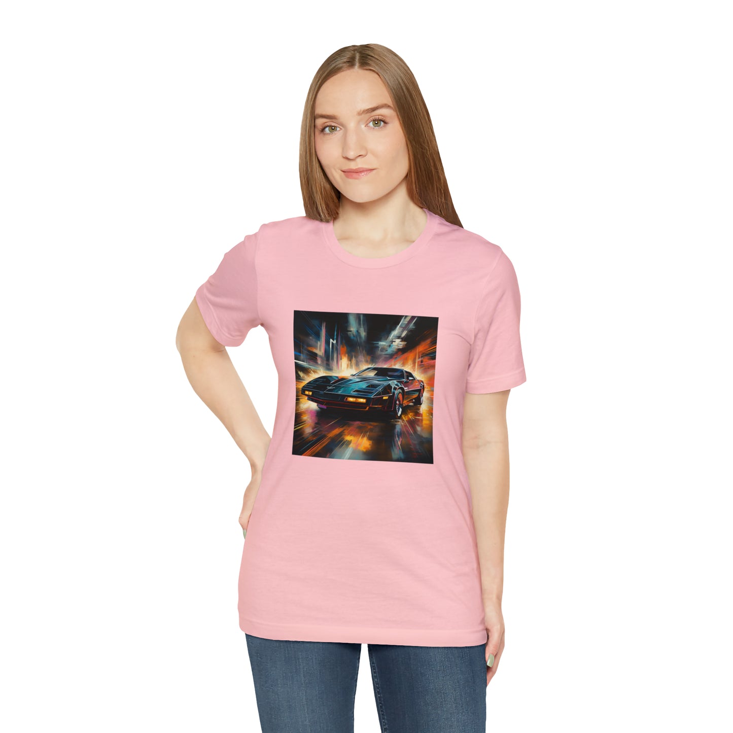 Knight Rider Abstract Unisex Jersey Short Sleeve Tee