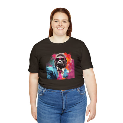 Miami Vice Gorilla - Unisex Jersey Short Sleeve Tee