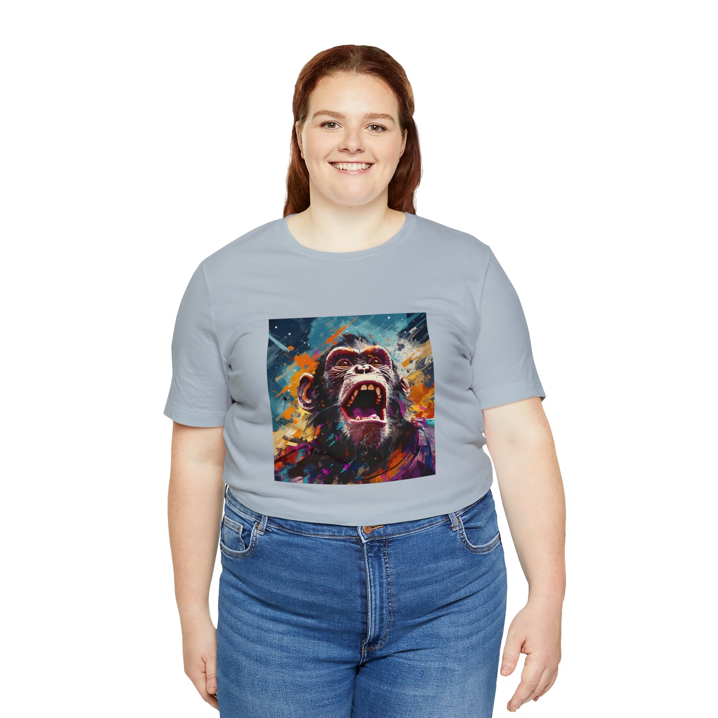 Monkey Abstract Unisex Jersey Tee