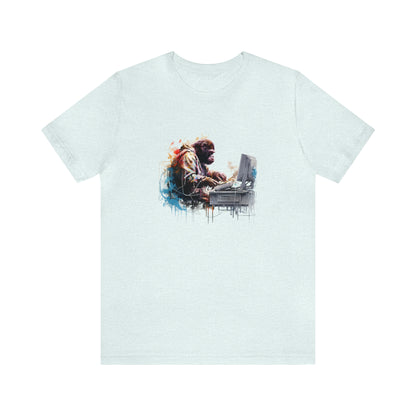 Ape Fixing Computer Unisex Tee