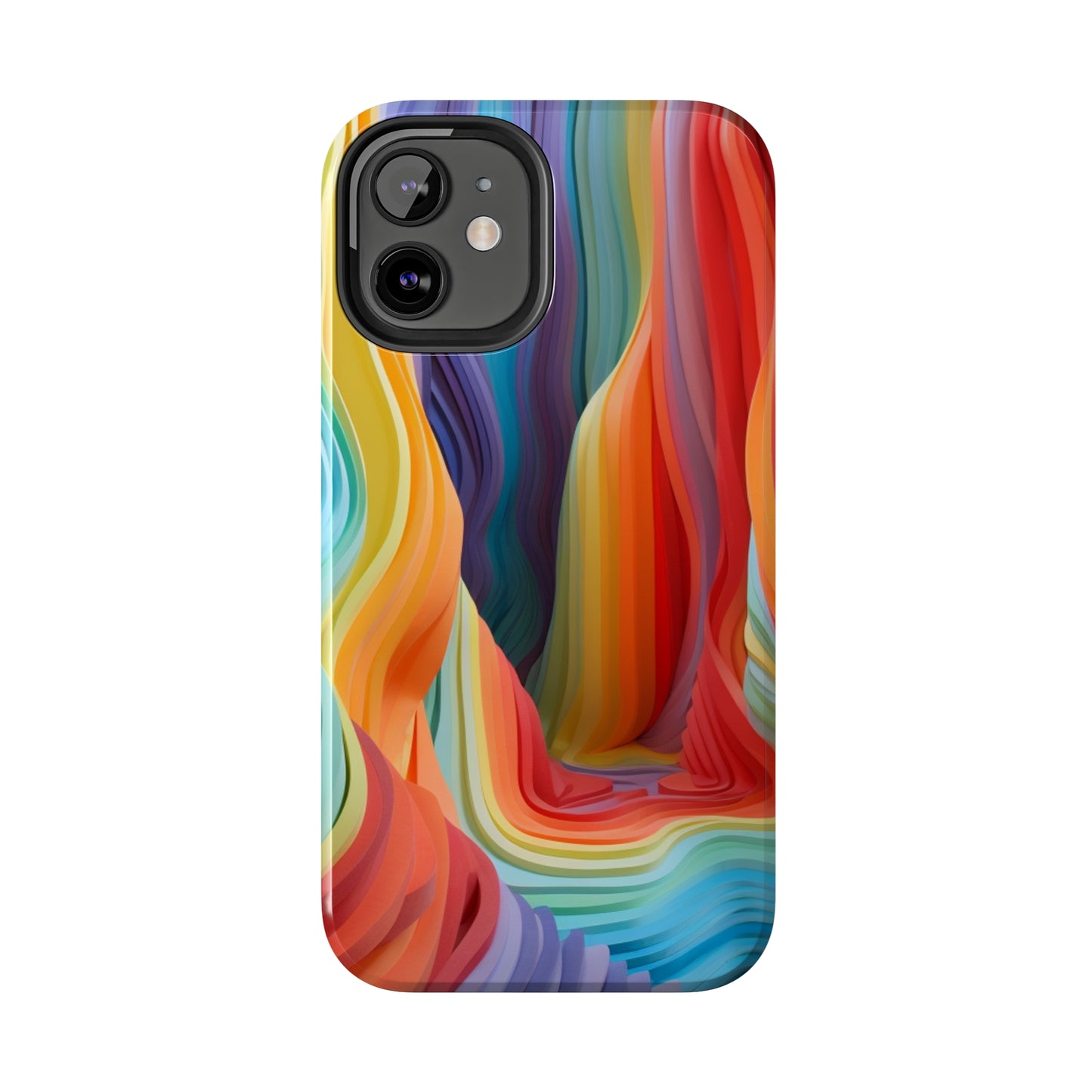 Rainbow Stripes Tough Phone Case