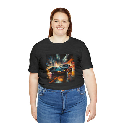 Knight Rider Abstract Unisex Jersey Short Sleeve Tee