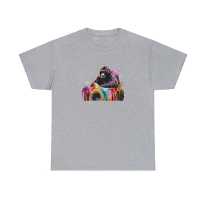 Gorilla Doing Laundry Unisex Heavy Cotton Tee