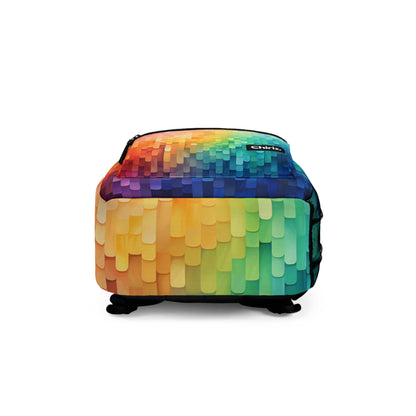 Pixelated Rainbow Backpack - Chiriz