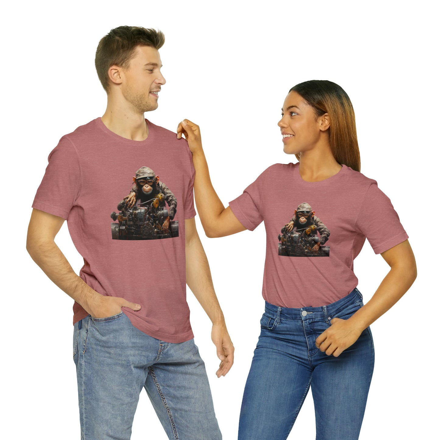 Unisex Monkey Mechanic Tee