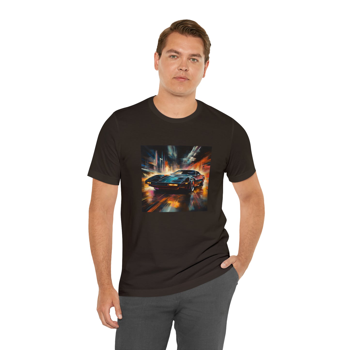 Knight Rider Abstract Unisex Jersey Short Sleeve Tee