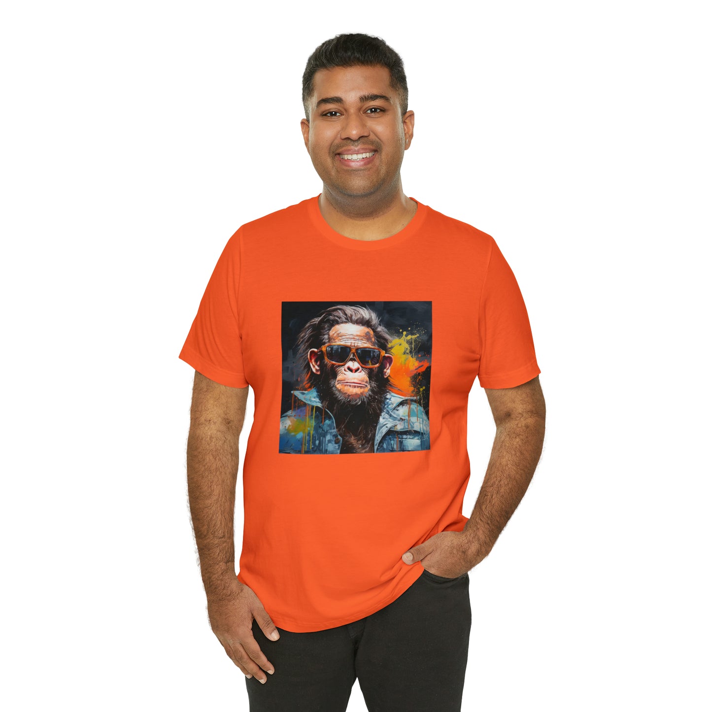 Terminator Monkey Unisex Short Sleeve Tee