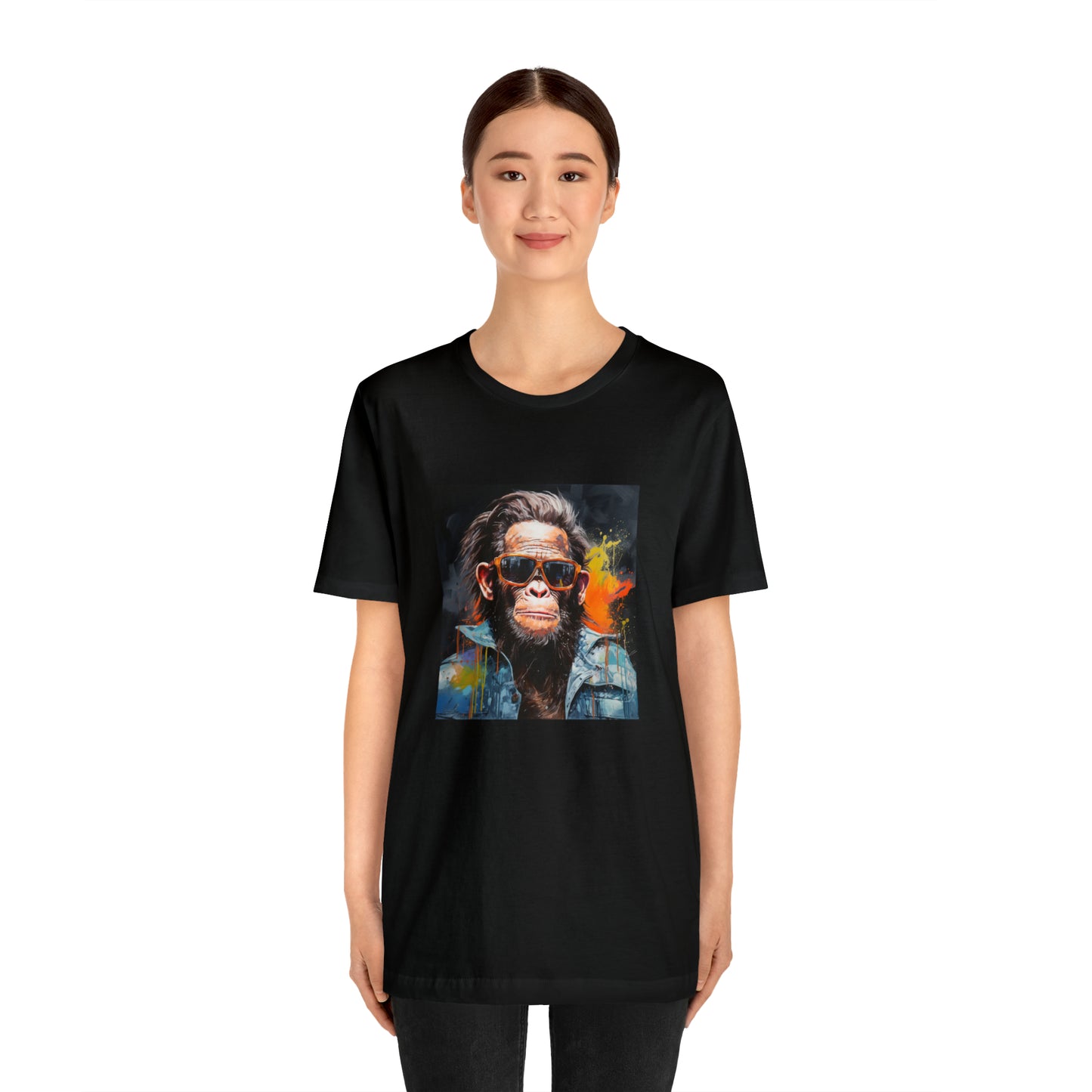 Terminator Monkey Unisex Short Sleeve Tee