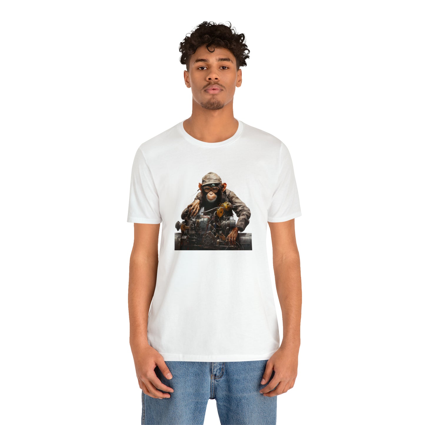 Unisex Monkey Mechanic Tee