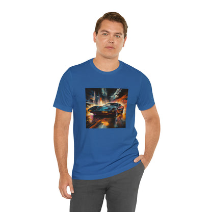 Knight Rider Abstract Unisex Jersey Short Sleeve Tee