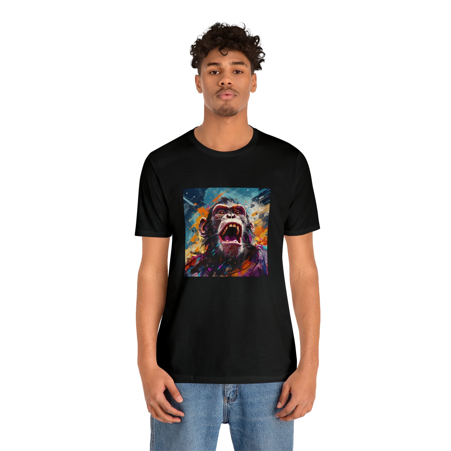 Monkey Abstract Unisex Jersey Tee