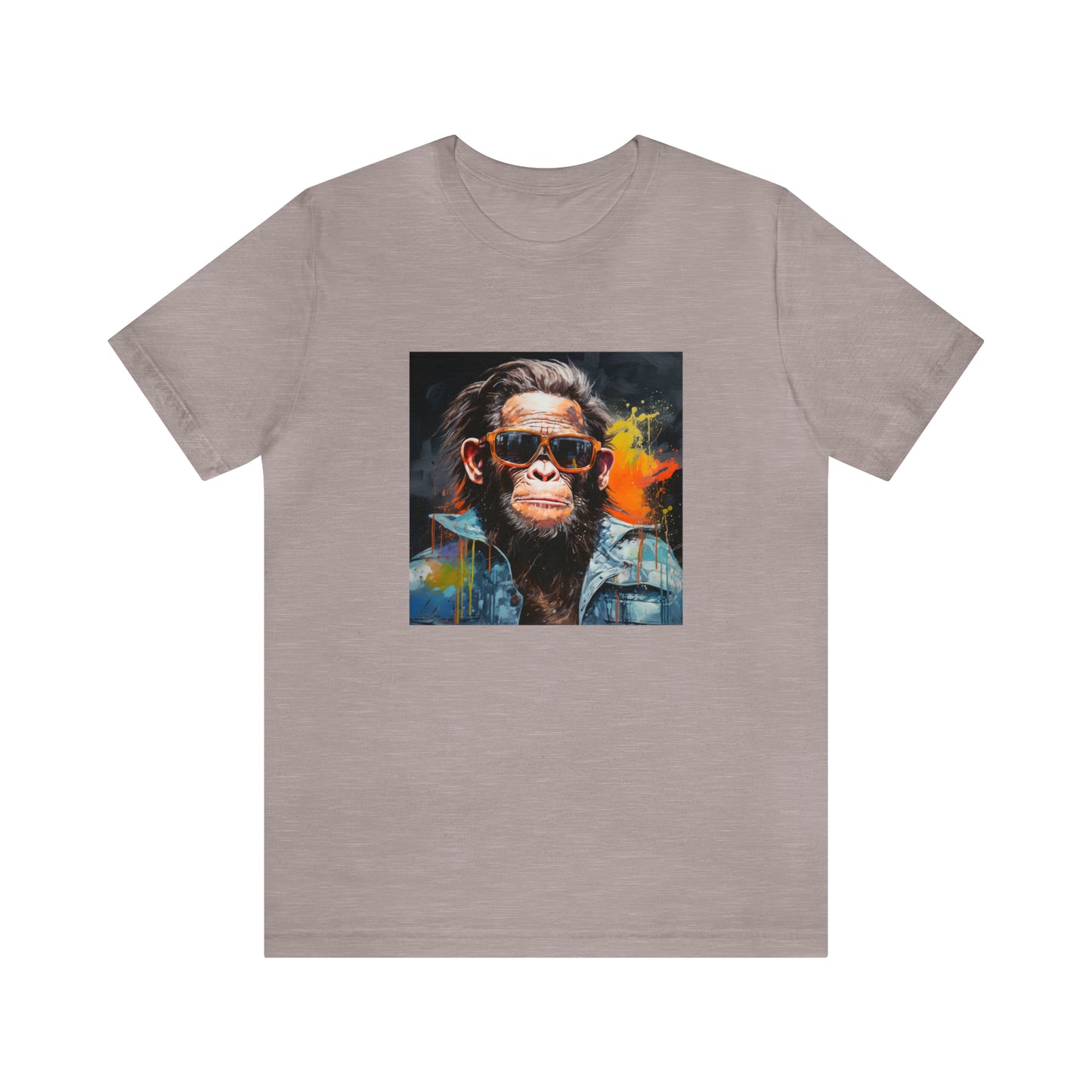 Terminator Monkey Unisex Short Sleeve Tee