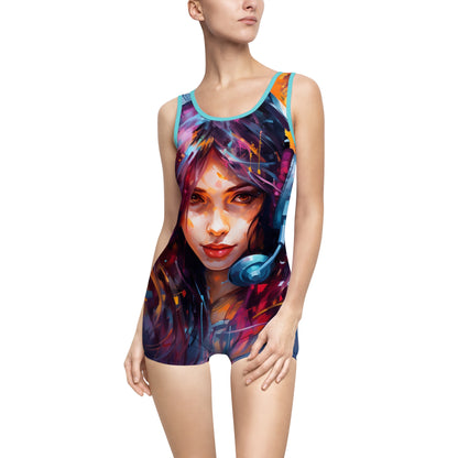 Gamer Girl Vintage Swimsuit