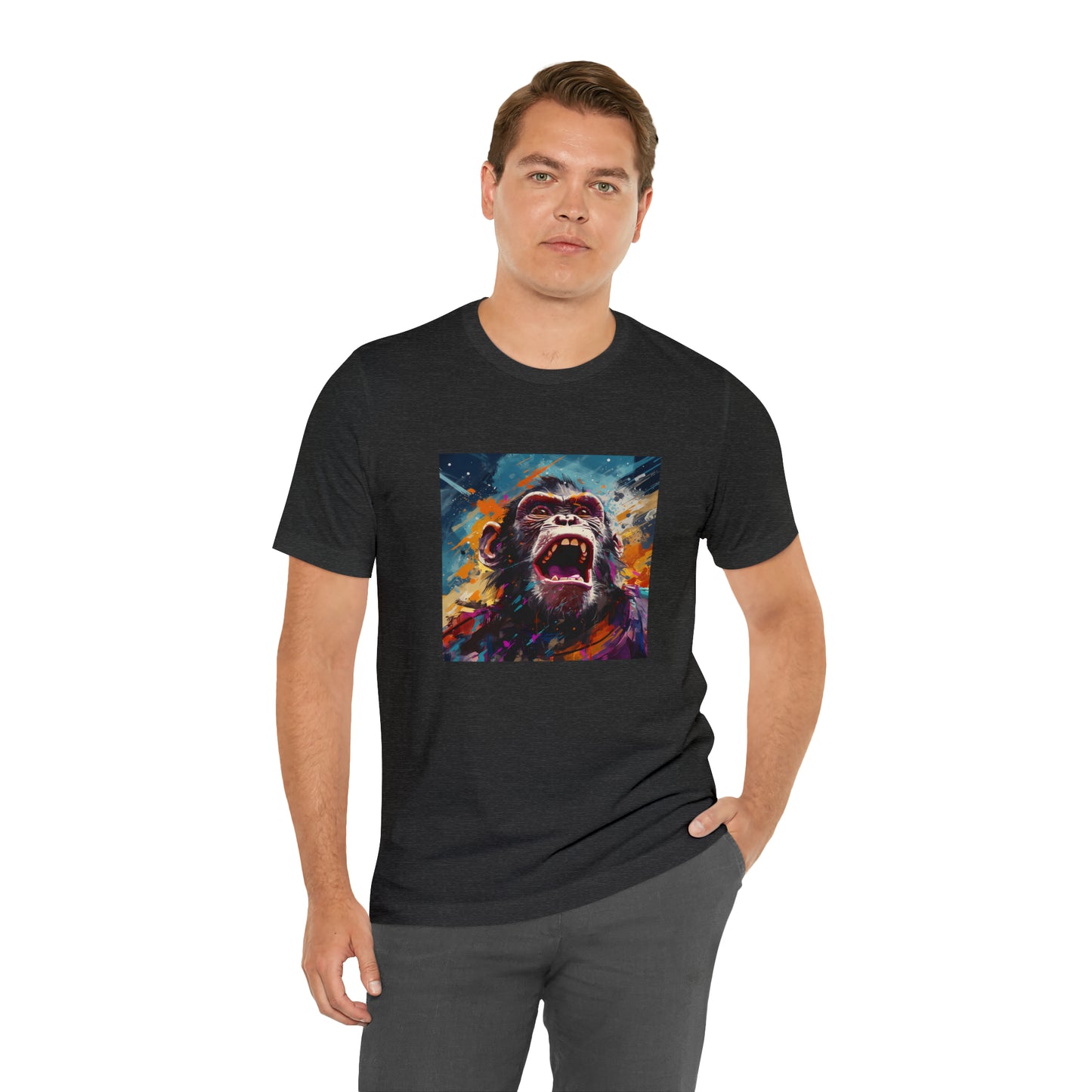 Monkey Abstract Unisex Jersey Tee