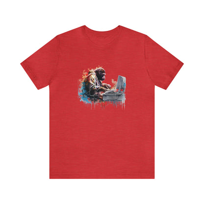 Ape Fixing Computer Unisex Tee