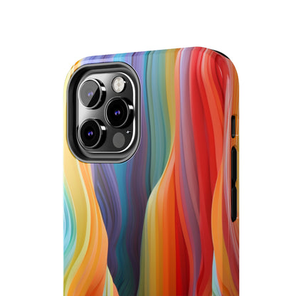 Rainbow Stripes Tough Phone Case