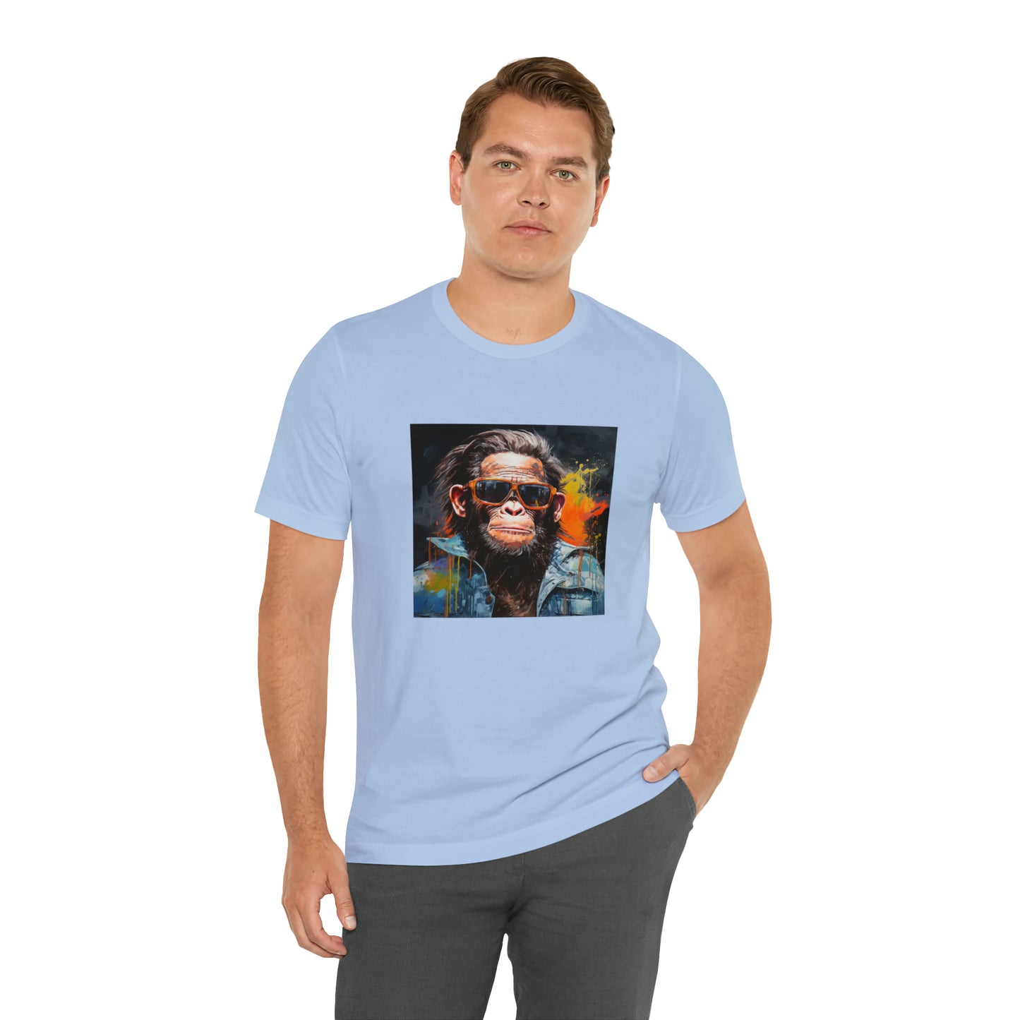 Terminator Monkey Unisex Short Sleeve Tee