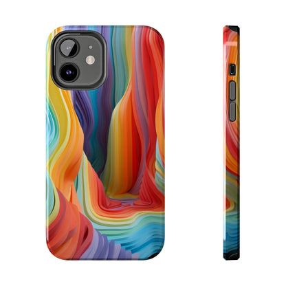 Rainbow Stripes Tough Phone Case