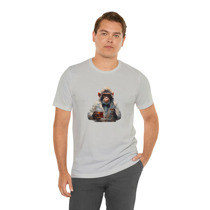 Monkey Scientist Unisex Jersey Short Sleeve Tee