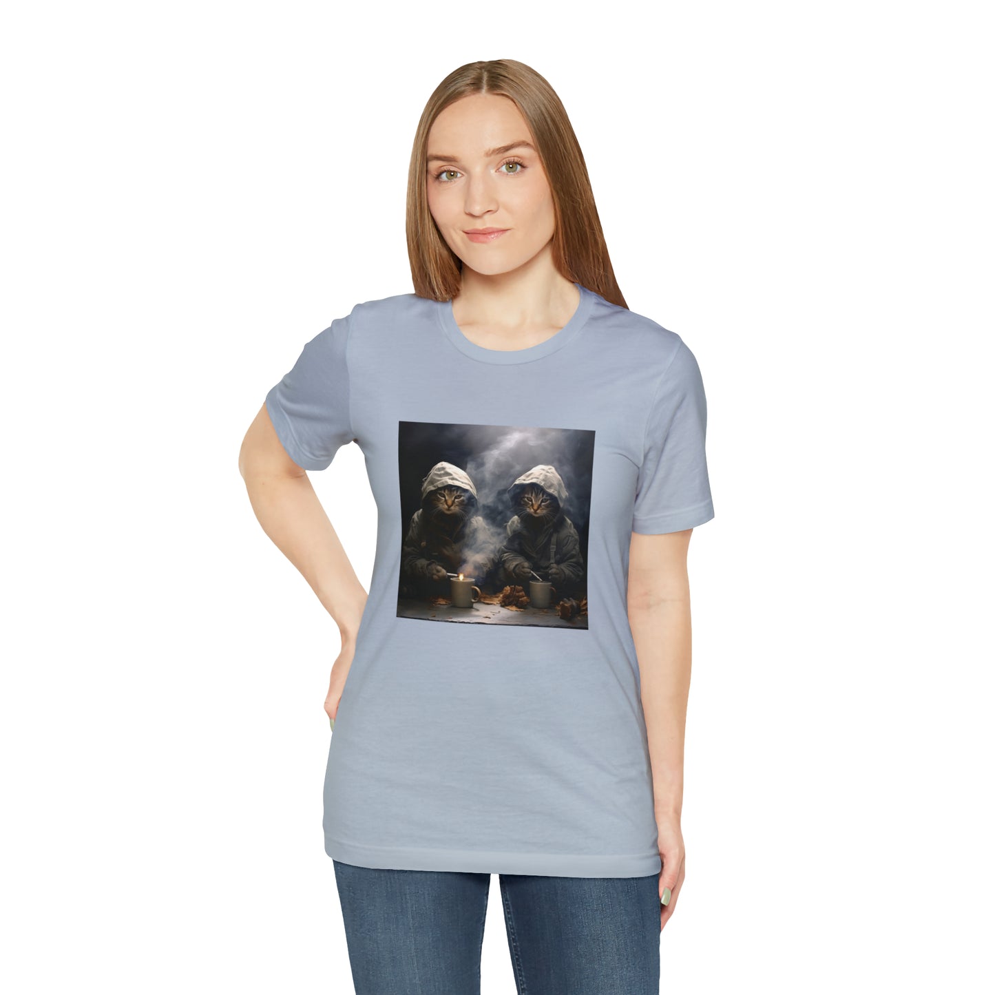 Banksy Inspired Kittens Smoking Unisex Tee