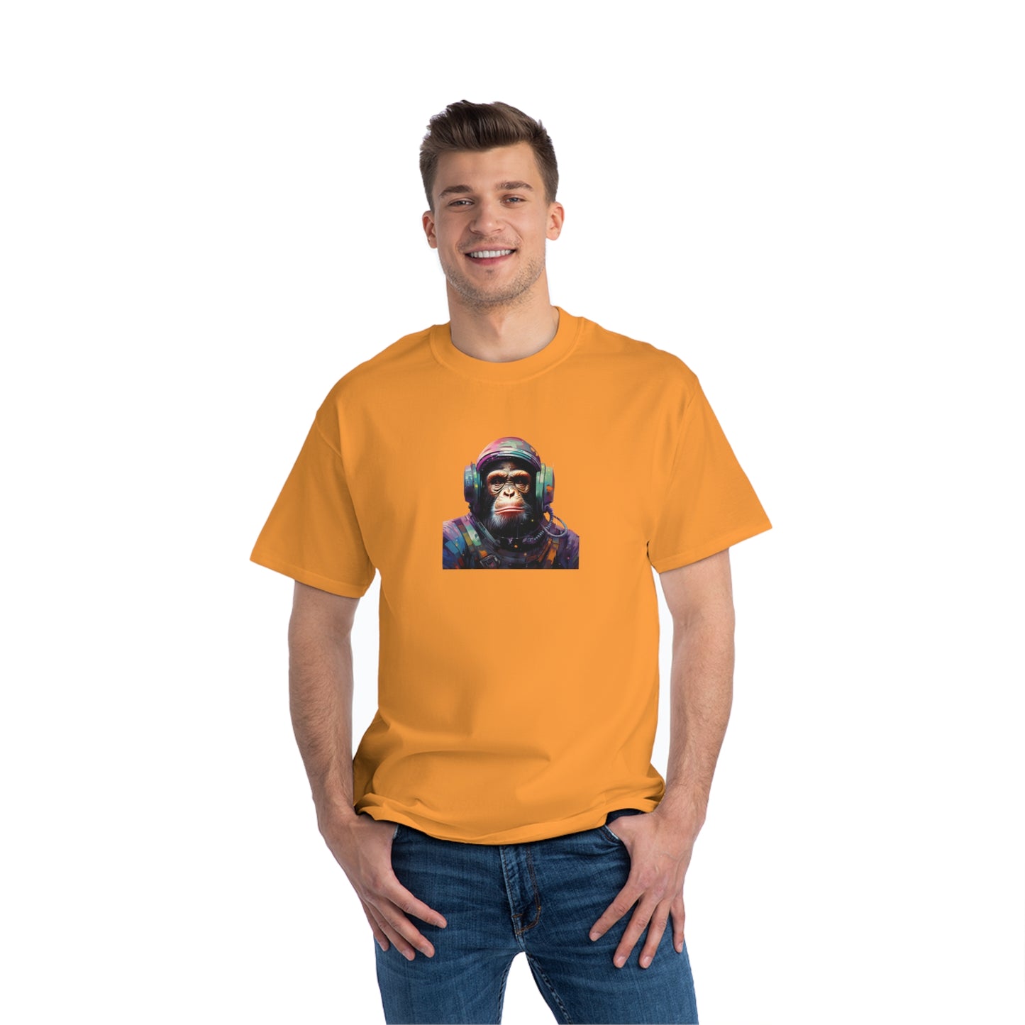 Monkey in Space Abstract Beefy-T® Short-Sleeve T-Shirt