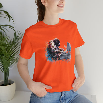 Ape Fixing Computer Unisex Tee