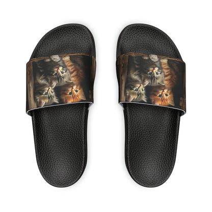 Women's PU Slide Sandals - Kittens